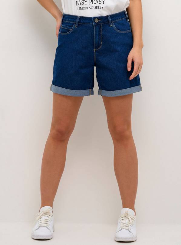 KAFFE Vicky Denim Shorts Dark Denim 10